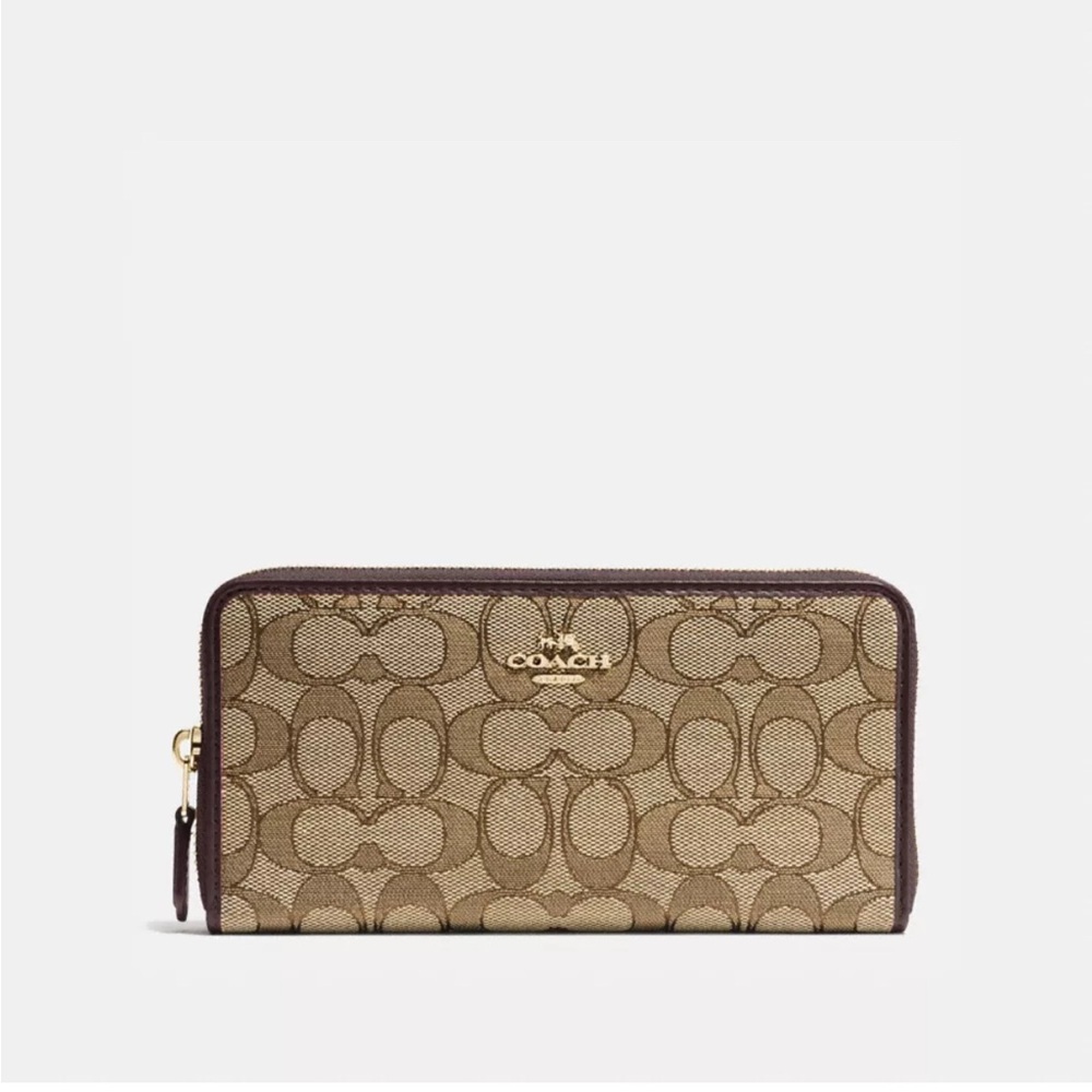 Coach Brown Signature Wallet